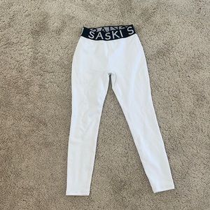SASKI Collection (XS) White Leggings